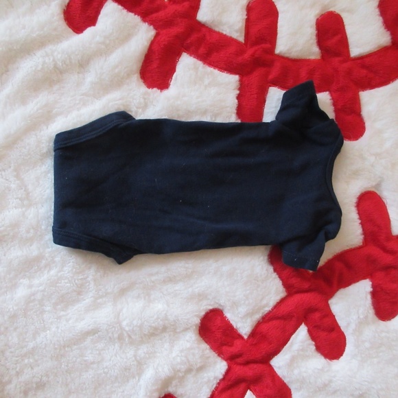 Carter's Blue Sport Preemie Onesie - Picture 4 of 4